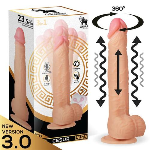 Dildo vibrador realista Cesur 3.0