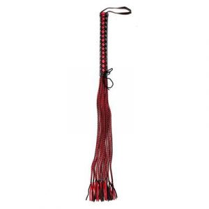 Flogger de cuero Bondage Play 90 cm 2 2