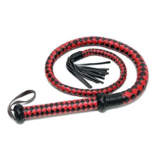 Látigo de cuero Bondage Play 200 cm 2