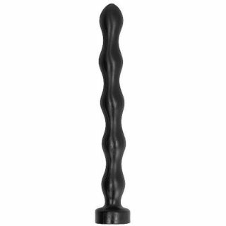 Plug anal All Black Beads 415 cm