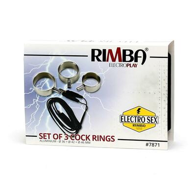 Set de anillos para el pene Electro Play 3