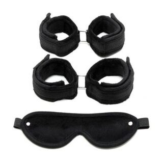 Set de esposas para muñecas y tobillos