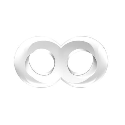 Anillo para el pene doble Duo Cock Transparent 5