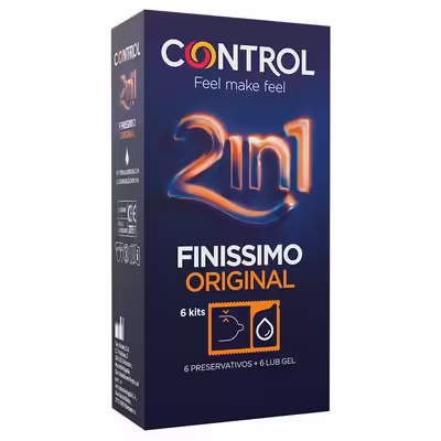 Preservativos Finissimo dos en uno 6 unidades