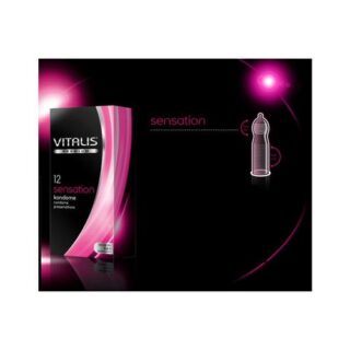 Preservativos Vitalis 12 unidades Sensation