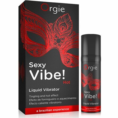 Vibrador líquido con efecto calor 15 ml