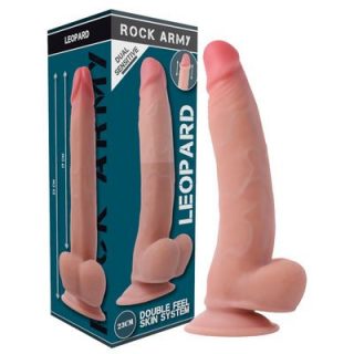 Dildo realista Dual Density Leopard 24 cm 10