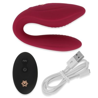 Vibrador para parejas con control remoto Orquídea 3