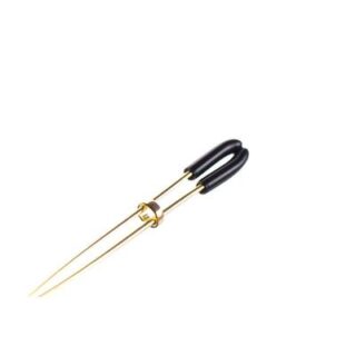 Pinzas para pezones doradas con bolas de cristal 2