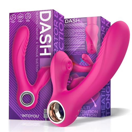 Vibrador succionador con lengua estimuladora Dash