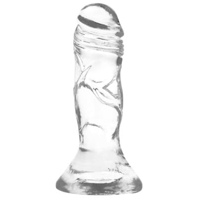 Dildo realista transparente 12 x 26 cm 3