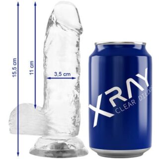 Dildo realista transparente 155 cm 2