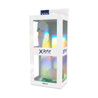 Dildo realista transparente 22 cm