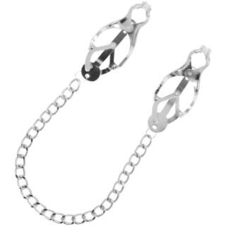 Pinzas para pezones con cadena de metal