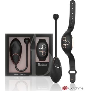 Huevo vibrador con control remoto negro dorado