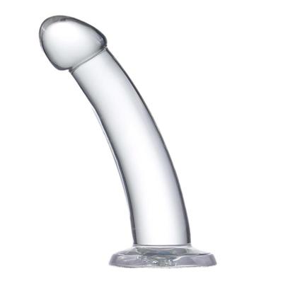 Dildo curvado material cristalino 2