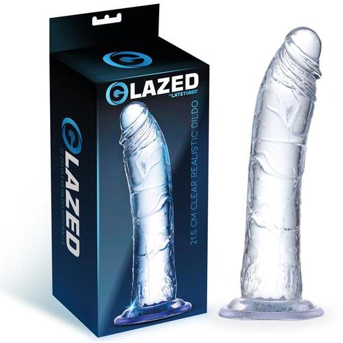 Dildo realista material cristalino 215 cm