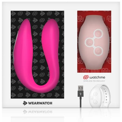 Vibrador dual Fucsia Wearwatch 8
