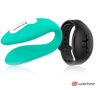 Vibrador dual aguamarina Wearwatch 4