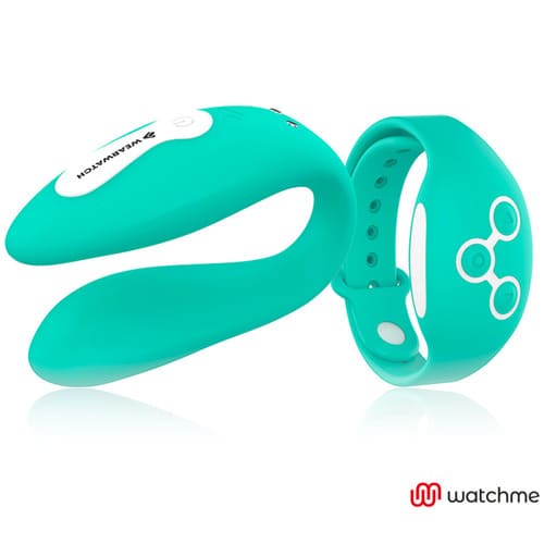 Vibrador dual aguamarina Wearwatch