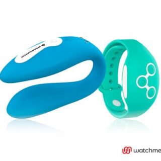 Vibrador dual azul Wearwatch 2