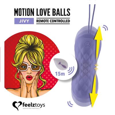 Huevo vibrador Motion Love Balls 5