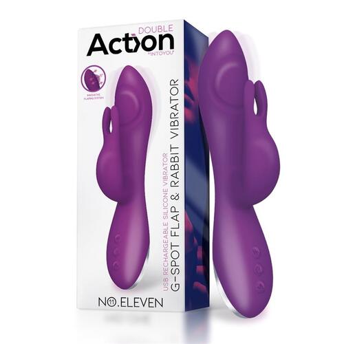 Vibrador con conejito punto G Eleven