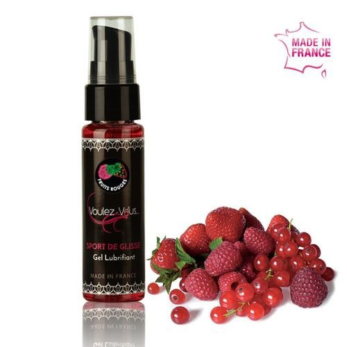 Gel lubricante base agua frutos rojos