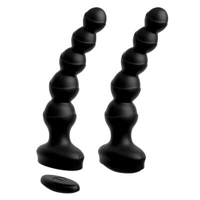 Bolas anales con vibracion Threesome 4