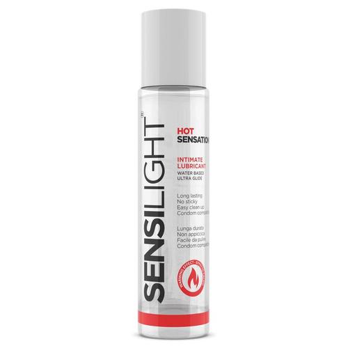 Lubricante base de agua efecto calor Sensilight