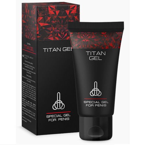 Gel lubricante potenciador masculino Titan