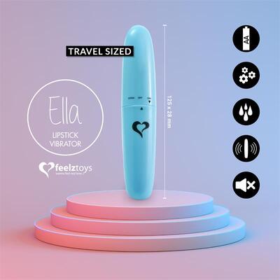 Vibrador Ella Lipstick Light Blue 3