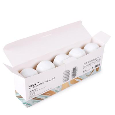 Pack de 5 huevos masturbadores Hedy X 3