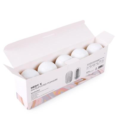 Pack de 5 huevos masturbadores Hedy X Speed 4