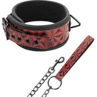 Collar de cuero vegano Red Edition