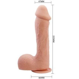Dildo realistico y suave Johnson 27 cm 12