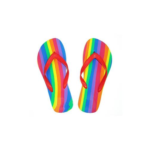 Chanclas con bandera LGBT