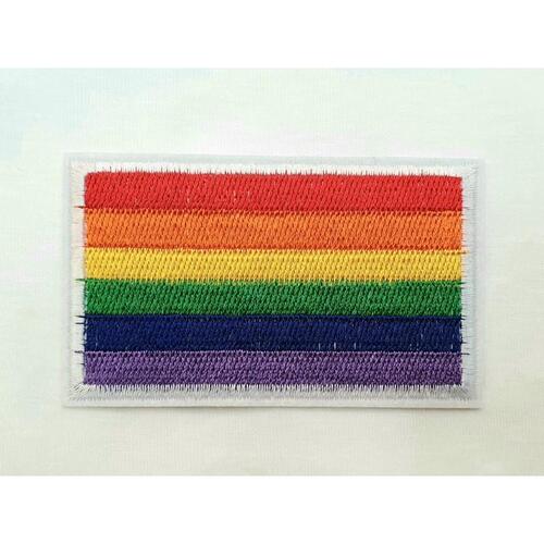 Parche rectangular con bandera LGBT