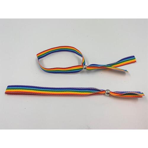 Pulsera ajustable con bandera LGBT