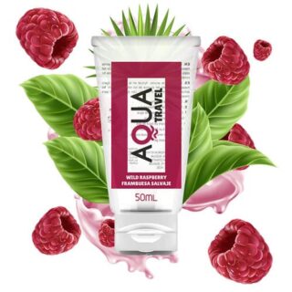 Lubricante base de agua sabor frambuesa salvaje
