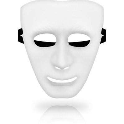 Mascara blanca talla unica Ohmama 2