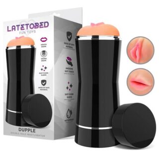Masturbador doble vagina y boca Dupple