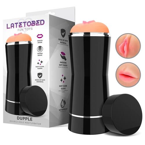 Masturbador doble vagina y boca Dupple