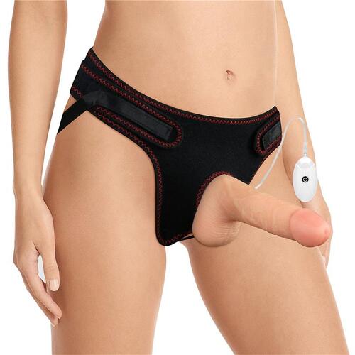 Arnes con dildo con vibracion y control remoto 4 1