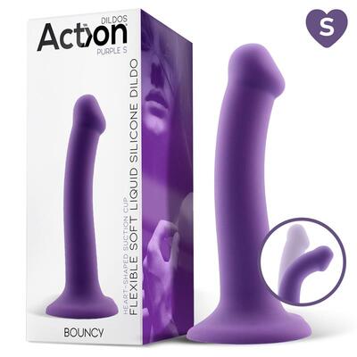 Dildo de silicona liquida hiper flexible Bouncy 2