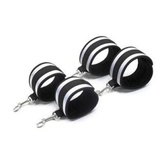 Esposas para munecas negro y gris 2