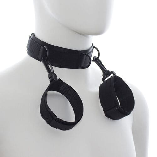 Esposas y collar de Nylon Ohmama Fetish