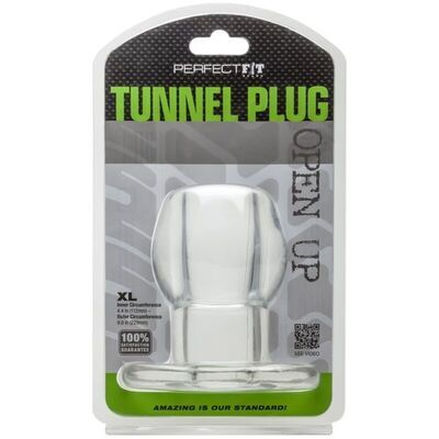 Plug anal transparente XL Tunnel 2