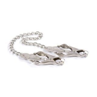 Pinzas para pezones metalicas con cadena 2