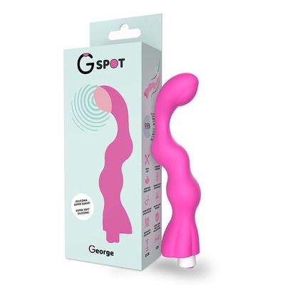 Vibrador punto G rosa chicle George 4